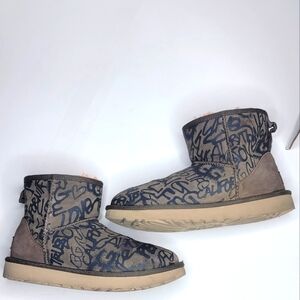 UGG Women's Classic Street Graffiti Mini Boots